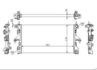 Hart KüHler WasserküHler FüR Fiat Ducato Kasten CitroëN Jumper 250 290 250