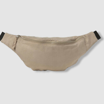 Jack & Jones Men's Beige Sune Small Waist Sling Fanny Belt Bag.