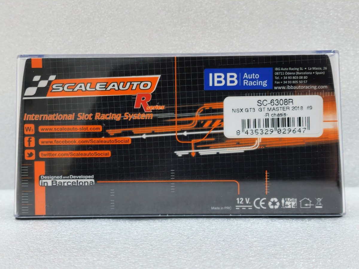 Scaleauto - NSX GT3 GT Masters 2018 N°9 Getec - SC-6308R