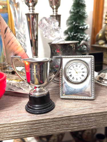 Copa trofeo de plata de ley con 2 asas - Viner's Ltd - Sheffield - 1948 - Imagen 18 de 24