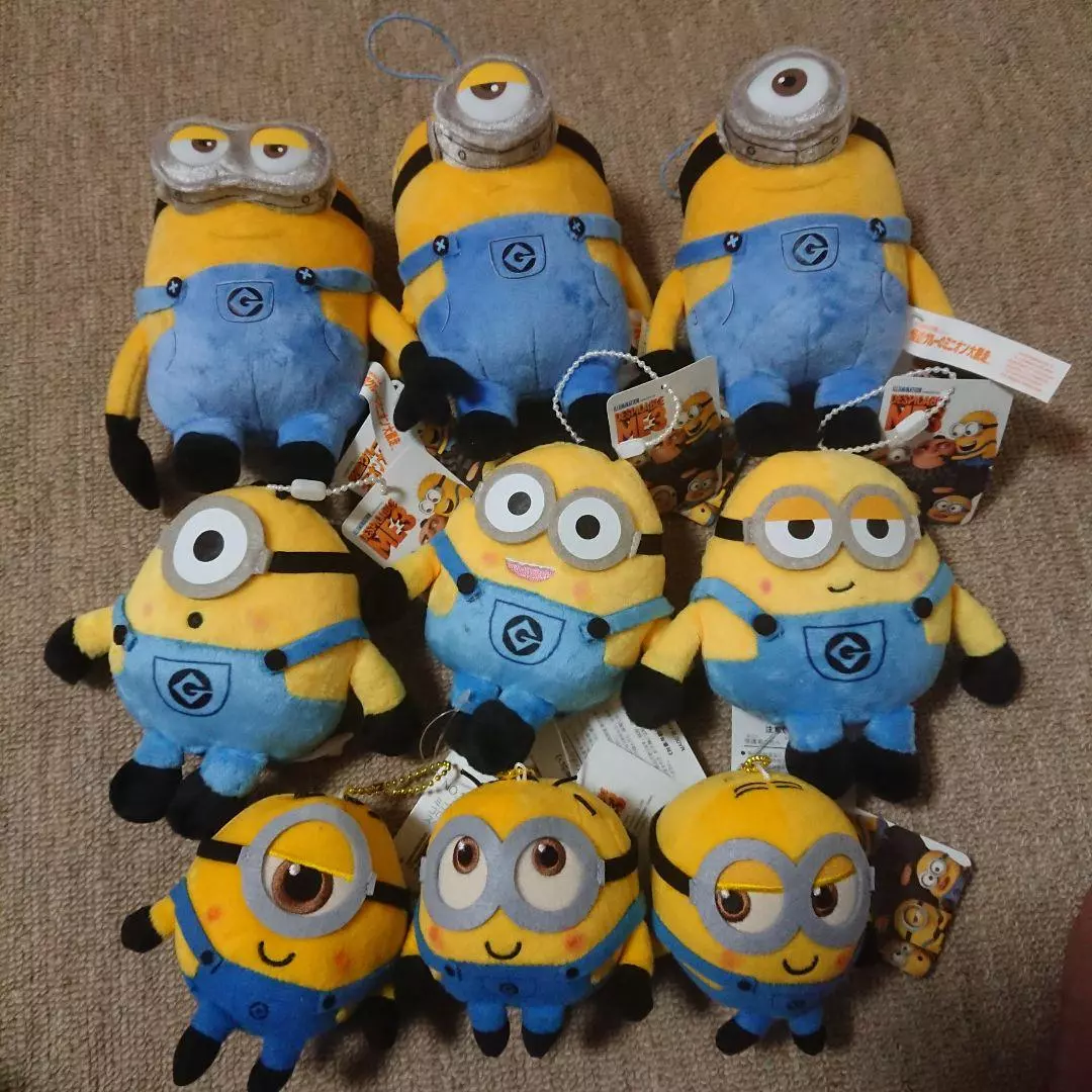 Minions Plush lot of 9 Various Bulk Sale