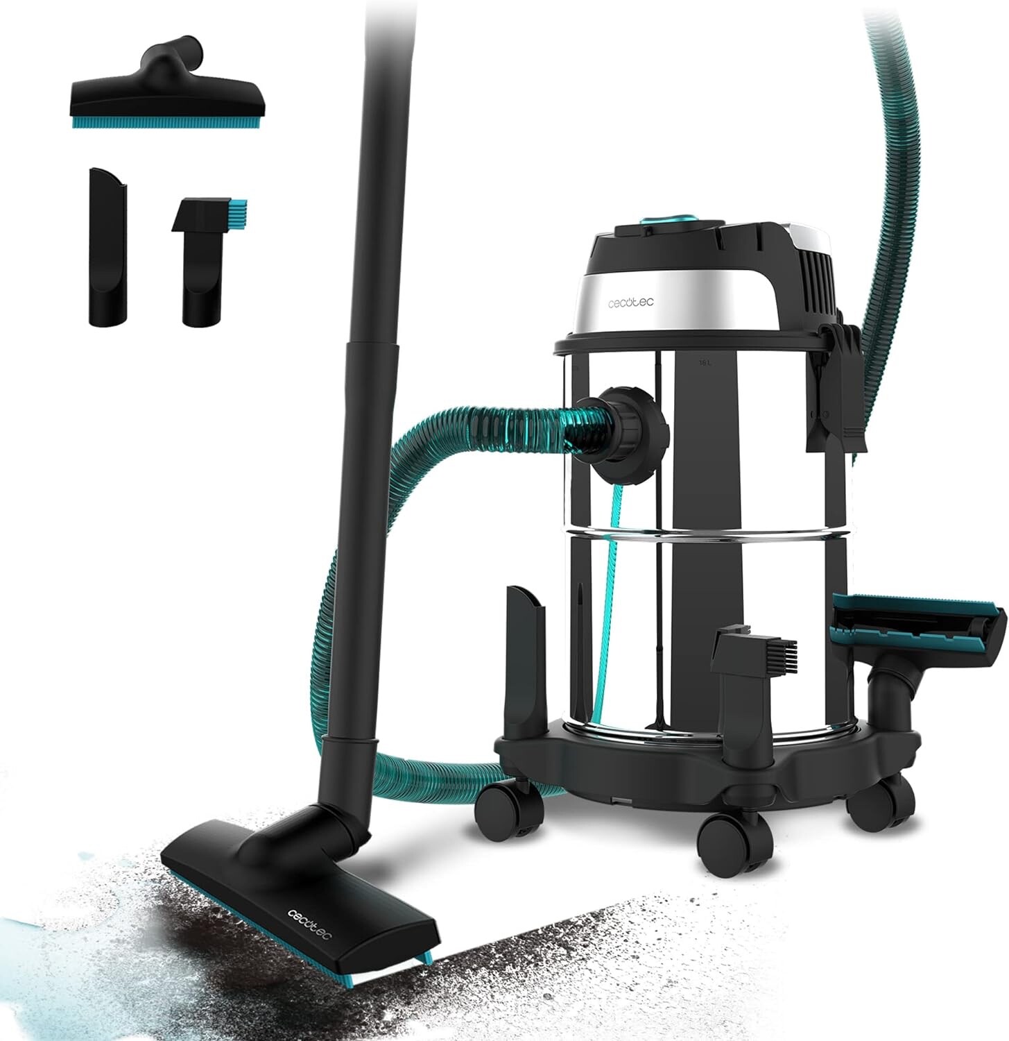 Aspirateur eau et poussière Conga Rockstar pour éliminer l'eau renversée et les débris