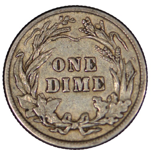 1913 Barber Dime ~ VF - Picture 2 of 2