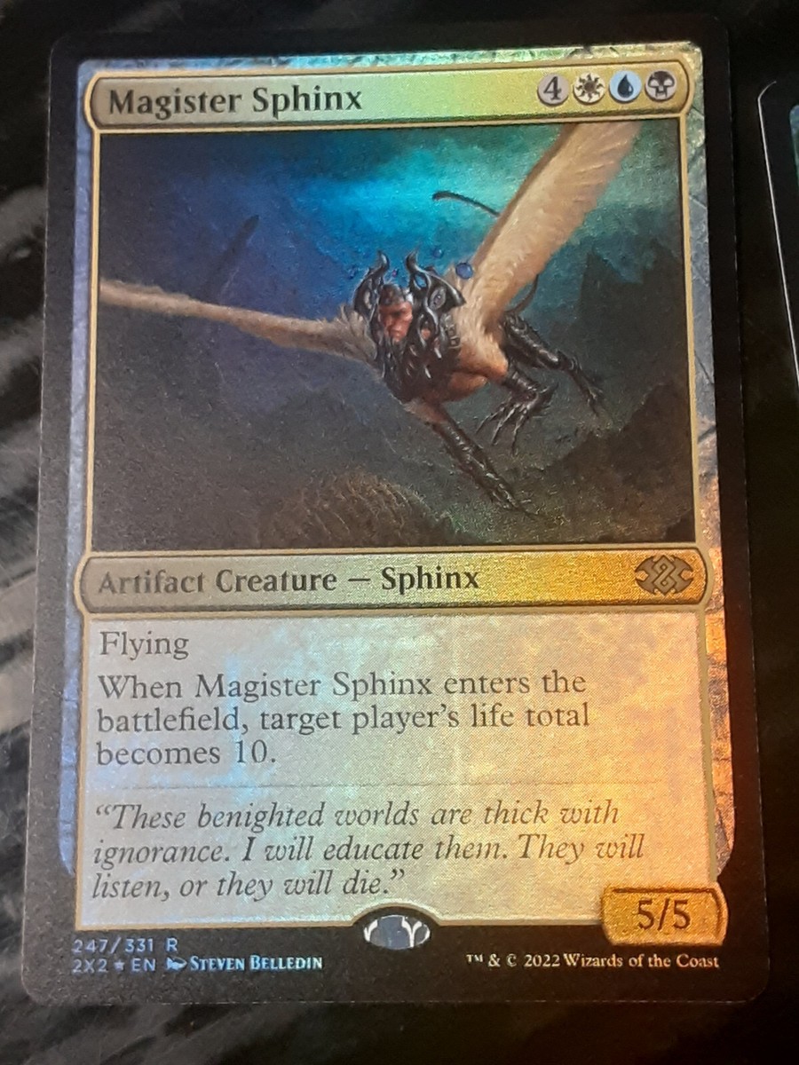 Magister Sphinx FOIL , Double Masters 2022 , Near Mint , MTG, FREE