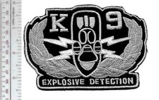 K-9 EOD Police Explosive Ordnance Detection Qualified Blue Line vel NO TARIFF