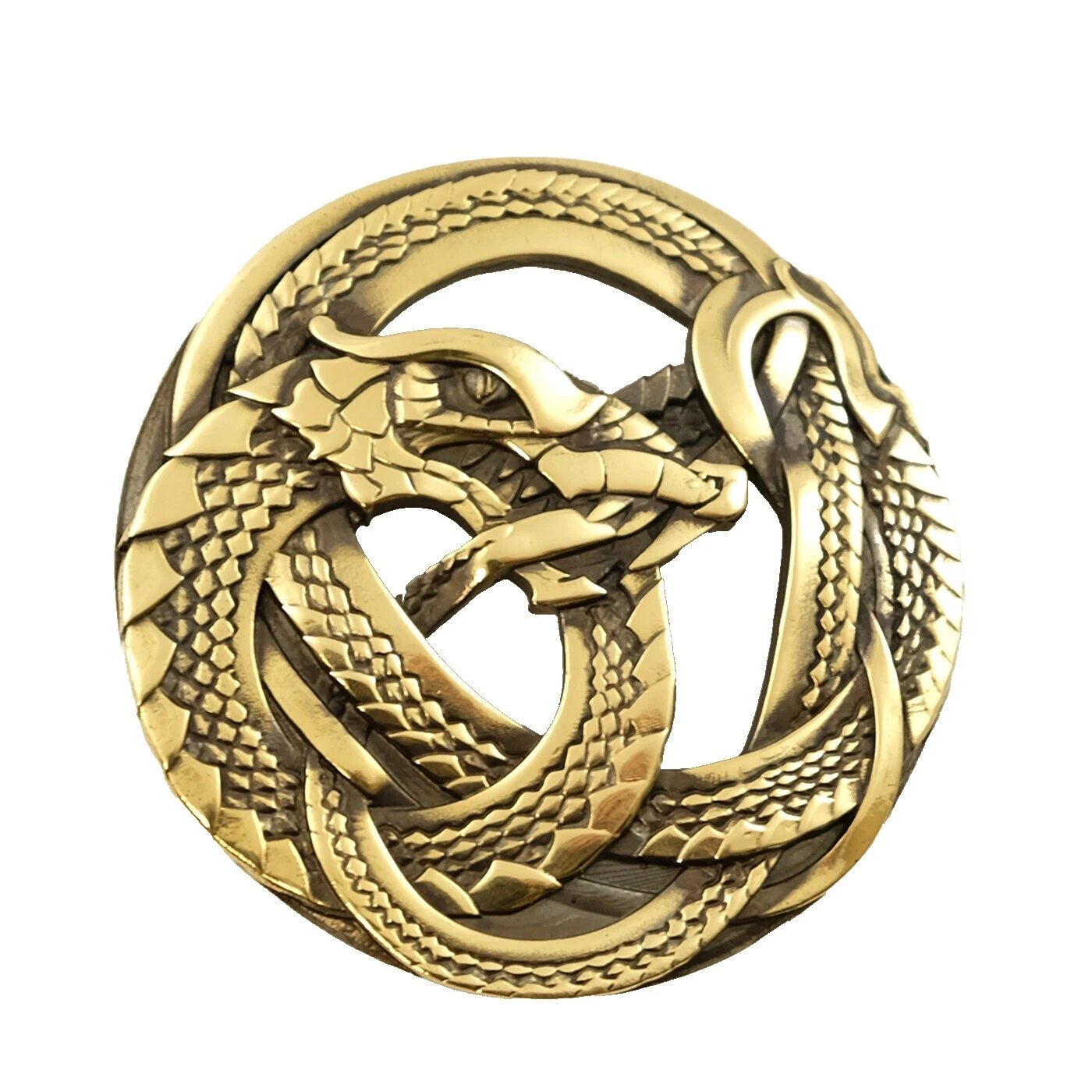 Brass Snake Belt Buckles