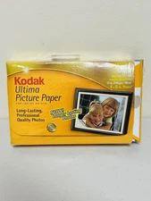 New Kodak Ultima SATIN Photo Picture Paper (100) 4x6 Sheets NOT SEALED Open Box