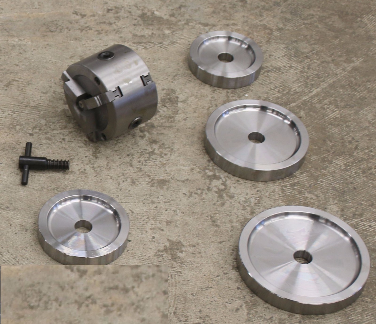 3Jaw Double Chuck Kit fits 1" HD Arbor Shaft 4000 4100 Quick Ammco