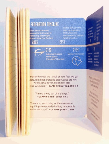 Star Trek Captain's Log Notebook Notepad - Picture 3 of 5