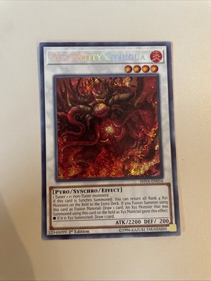 SHVA-DE016 ALTES WESEN CTHUGUA SECRET RARE 1.AUFLAGE YuGiOh KARTE