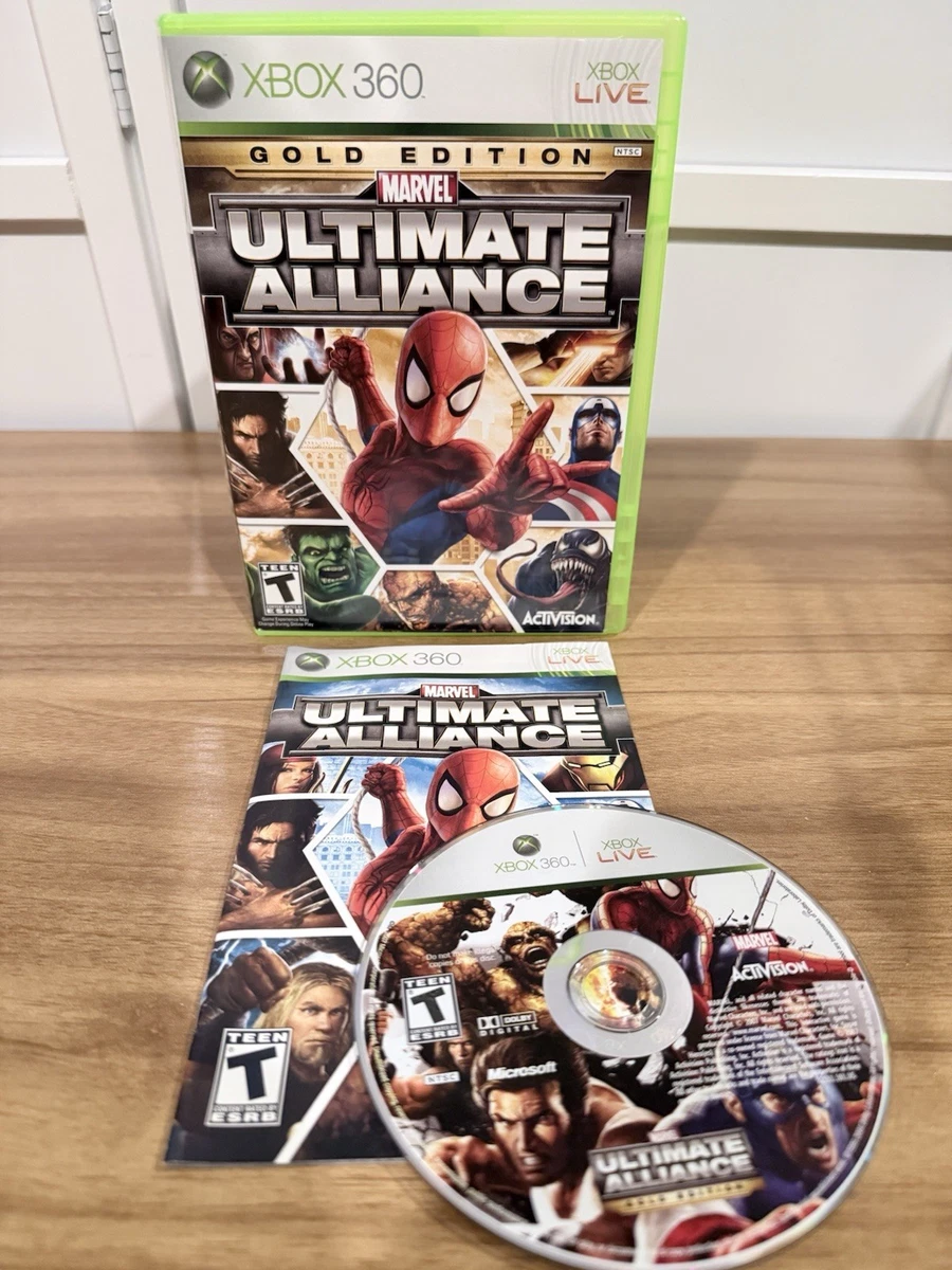 Marvel: Ultimate Alliance Microsoft Xbox 360 Video Games for sale