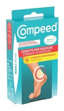 COMPEED CEROTTI PER VESCICHE DEL PIEDE MEDIO - 10 CEROTTI NEL FORMATO CONVENIENZ