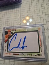 COBY MAYO  2025 Boys Of Summer #3  SHADOWBOX AUTOGRAPH RC  /199  Orioles