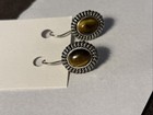 Vintage Avon Real Tigers Eye earrings Very Beautiful! — photo 1