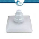 Aqua Select Grecian Floating Triple Tier Swimming Pool Fountain - White Color