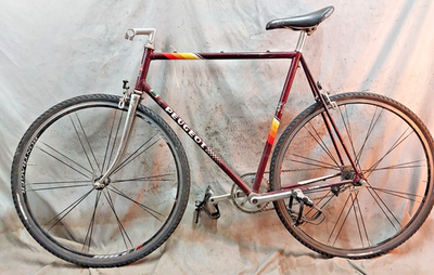 1983 Peugeot Vitesse 12 Single Speed Road Bike 60cm X-Large 501