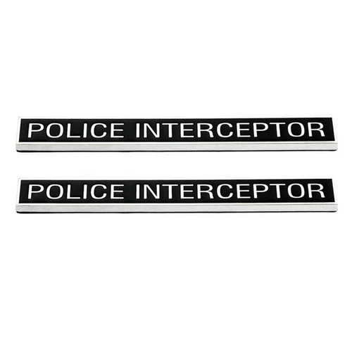 2Pcs Decals Fits Crown Victoria Interceptor Police Emblem Decal Explorer Taurus