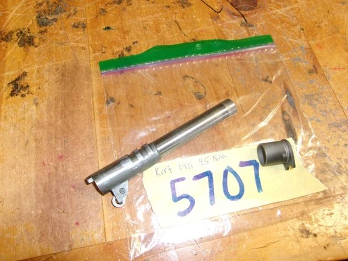 Bar-Sto .45 5" stainless barrel for 1911 full size government model- NM