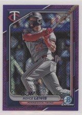 2024 Bowman Chrome Mega Box Purple Mojo Refractor /250 Royce Lewis #63 0hr