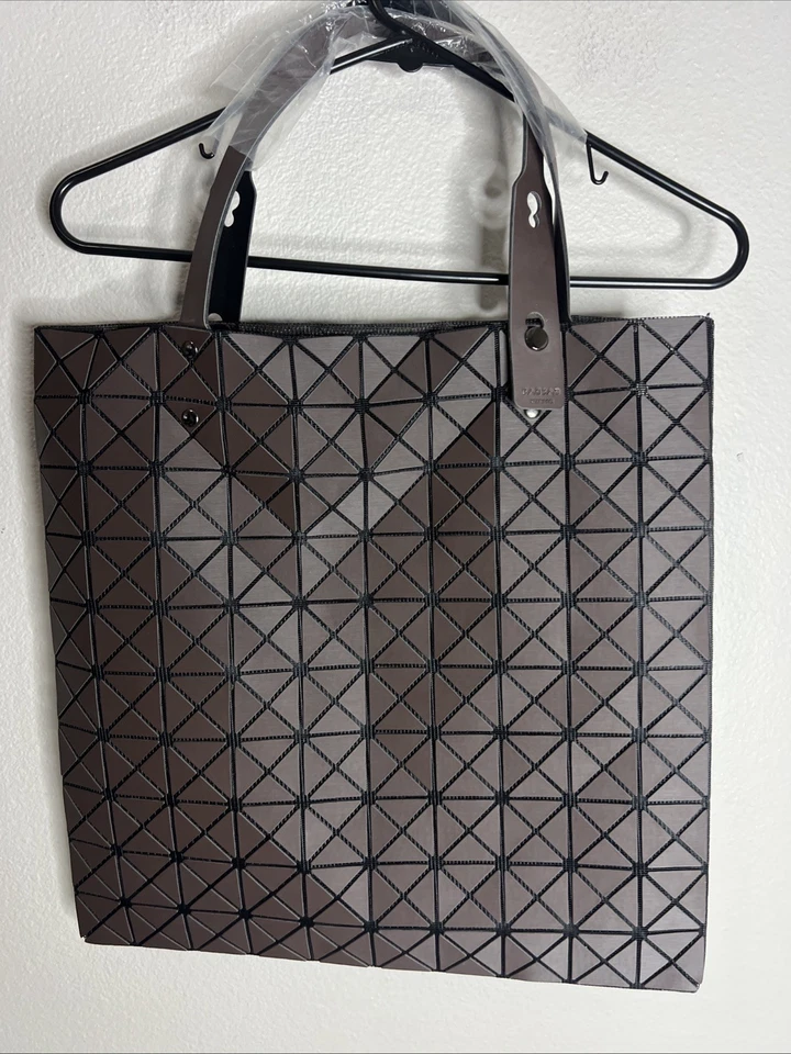 Bolso de Mano Geométrico Bao Bao Issey Miyake Marrón Correa Ajustable 16 X 16 Nuevo con Etiquetas Foto 4 de 4