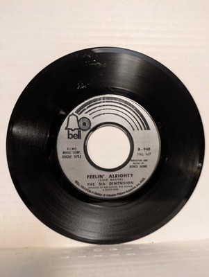 45 ~5th Dimension: ''One Less Bell To Answer / Feelin' Alright?'' 1970 (EX)