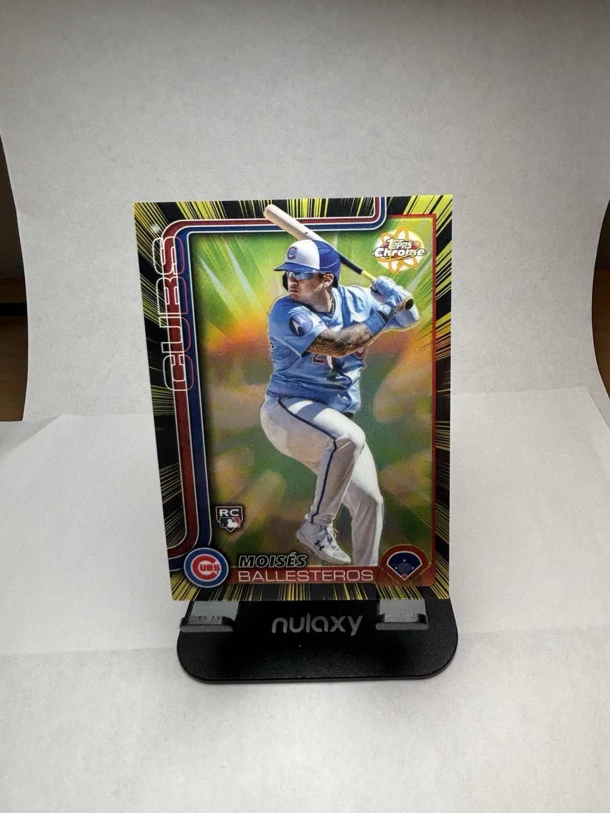 2025 Topps Chrome Update Moises Ballesteros Radiating Rookies SSP Cubs Rookie