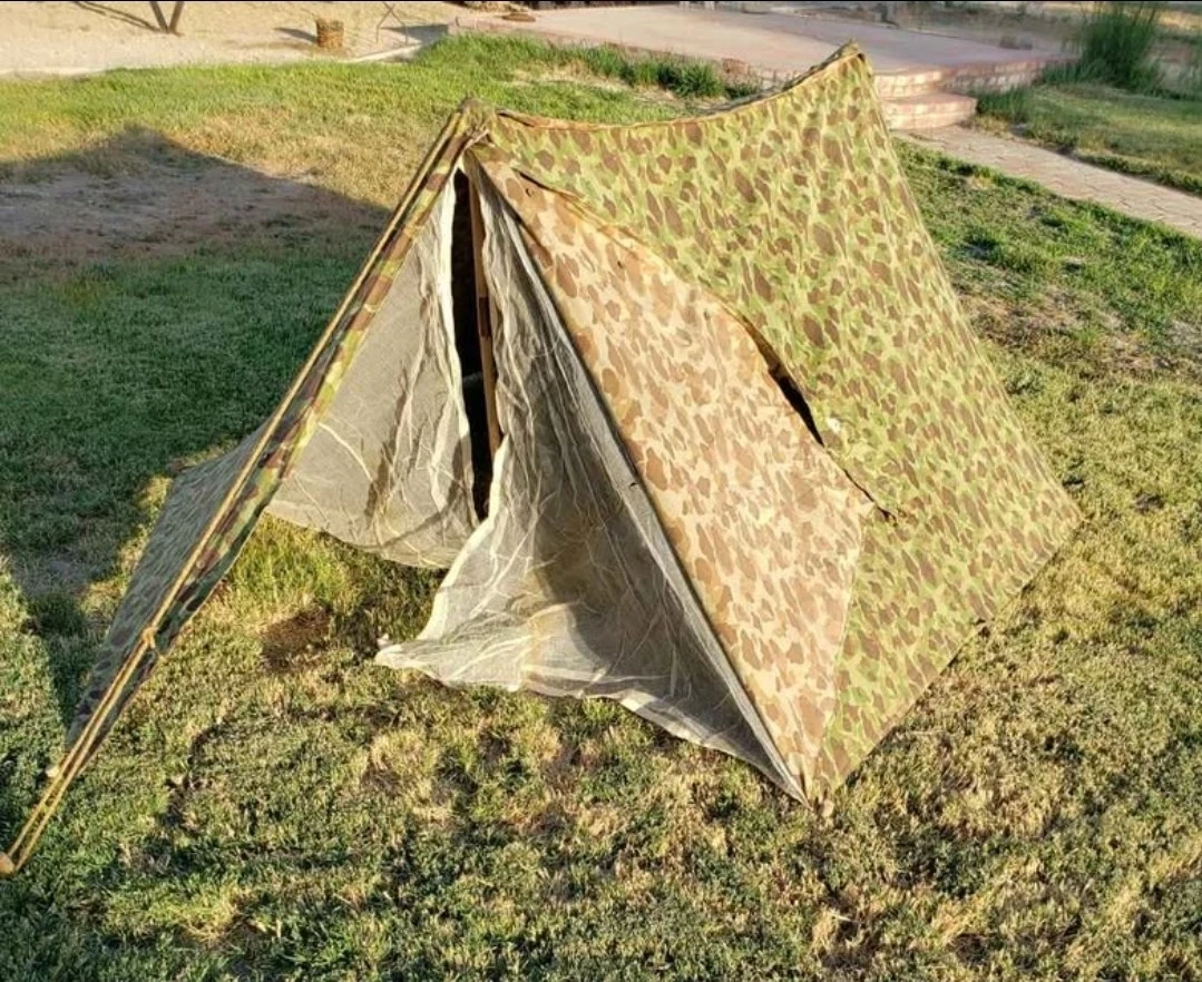 Shelter Half Indiana Original WWII US Field Gear & Equipment for