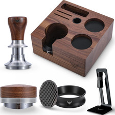 Kit Barista Espresso 58,5Mm - Manomissione Noce, Distributore, Imbuto e Utensili