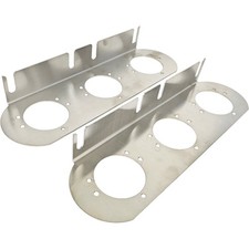 1 Pair 14" Front Watermelon Air Cleaner Light Bar Bracket Fit Peterbilt 378 379