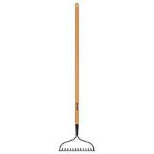 47 In. L Wood Handle 14-Tines Garden Bow Rake-77105-943