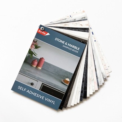 d-c-fix Stein und Marmor selbstklebende Vinylfolie A5 Musterbuch