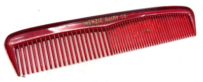 Vintage Menzie Dairy Co.  Red Comb - advertisement item