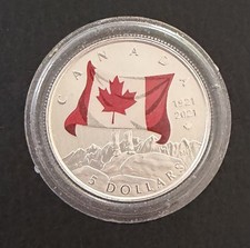 5 CANADA DOLLARS 1921-2021 - Silber - ELIZABETH II   D G REGINA