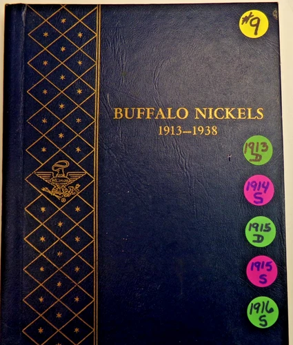 1913 TO 1938  BUFFALO INDIAN HEAD ALBUM  #9