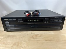 Onkyo DX-C220 6 Disc CD Player Black - TESTED WORKING - No Remote