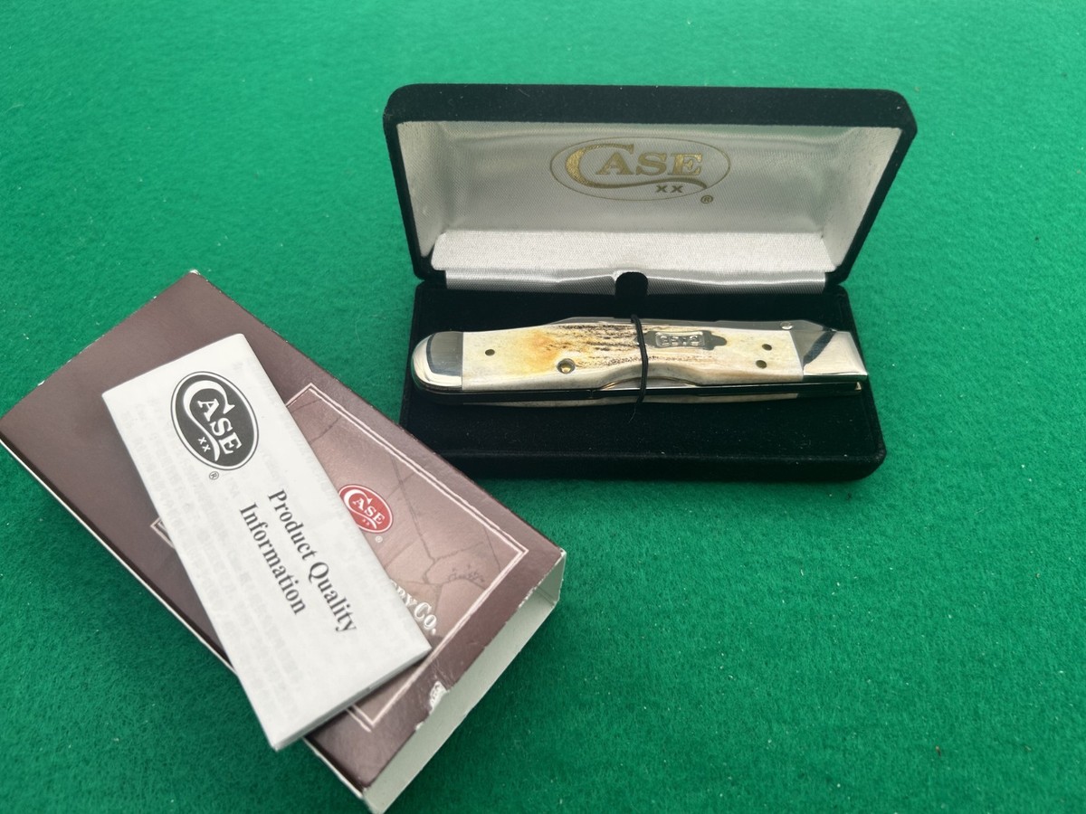 CASE CLASSIC STAG 5111 1/2 STAG CHEETAH SWING GUARD NEW KNIFE