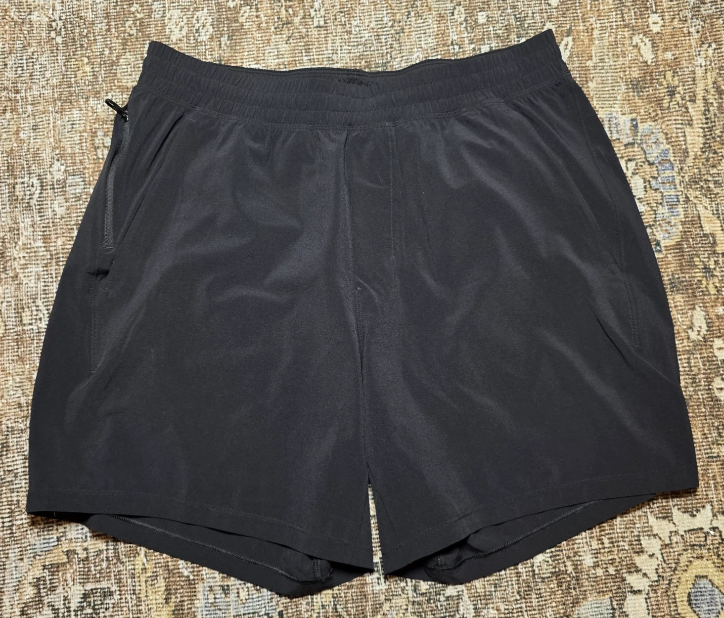 Lululemon Pace Breaker Shorts Mens L Black Linerless 7" Inseam Gym Activewear