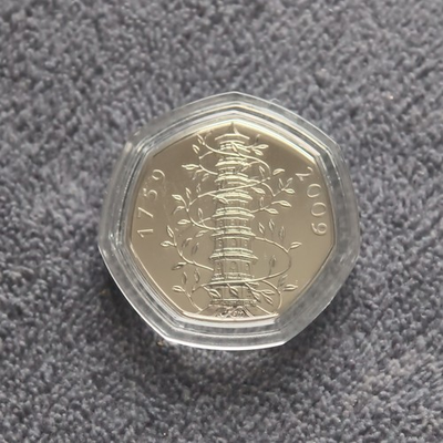 #ad #ad Genuine KEW GARDENS 50p COIN 50 Pence 2009 Uncirculated BUNC condition lots More GBP 191.63