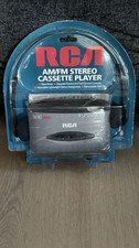 RCA AM/FM Stereo Radio Cassette Player Bass Boost for Walkman RP-1820
