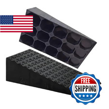 Squat Wedge Calf Raise Block, 2-PCS Non-Slip Heel Foot Elevated Slant Board