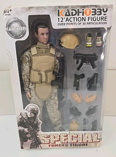 1/6 NB01A ACU Army Military Desert Shooter Ranger Soldier Action Figure Doll Set - Picture 2 of 4