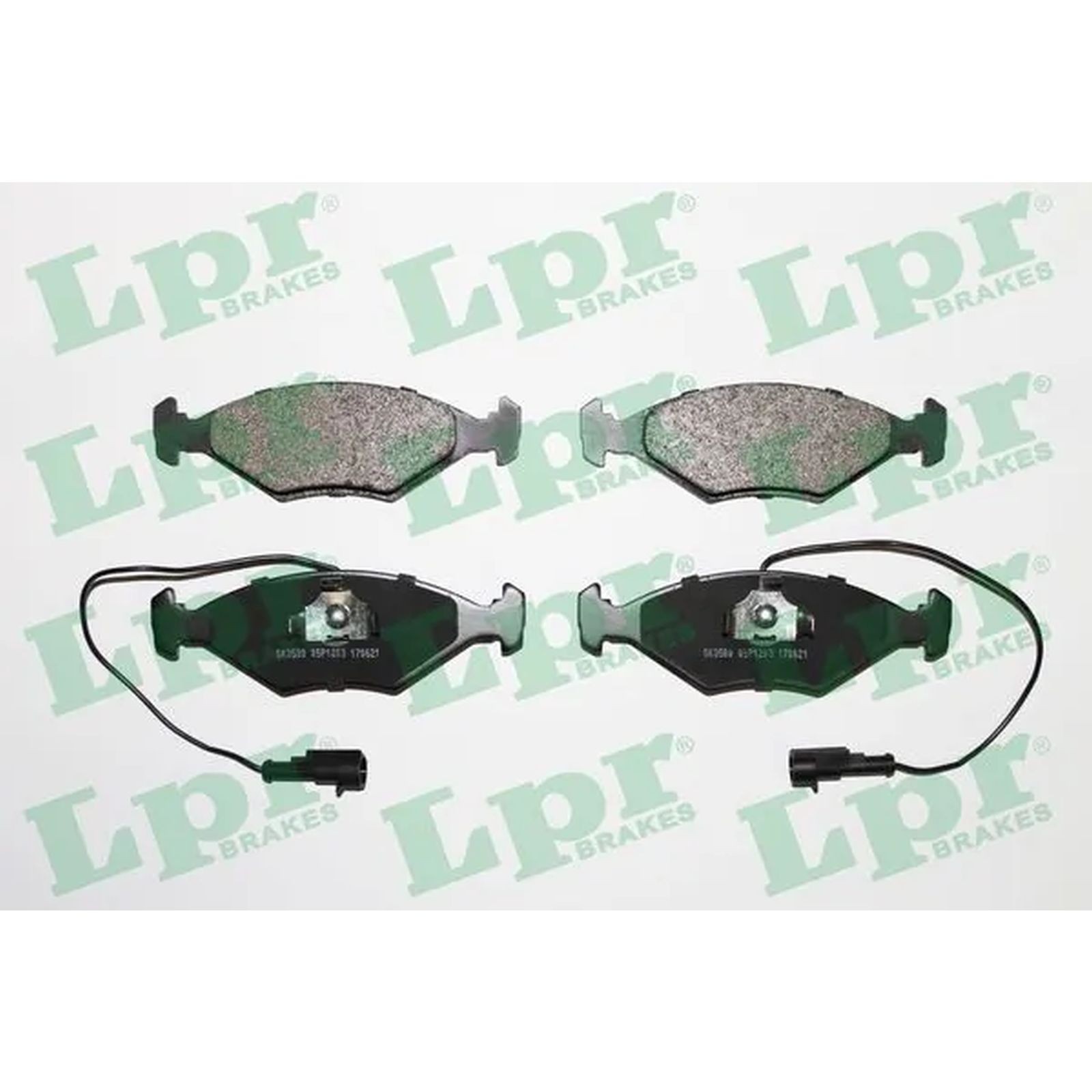 1x ORIGINAL® Lpr Bremsbelagsatz, Scheibenbremse Vorne für Fiat PALIO Weekend