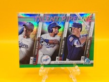 Cody Bellinger 2017 Bowman Chrome  Talent Pipeline Green REFRACTOR #/99 SP