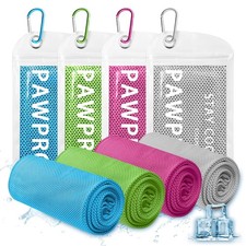 Cooling Towels for Neck and Face Soft Breathable 4 Pack Cooling Summer Face