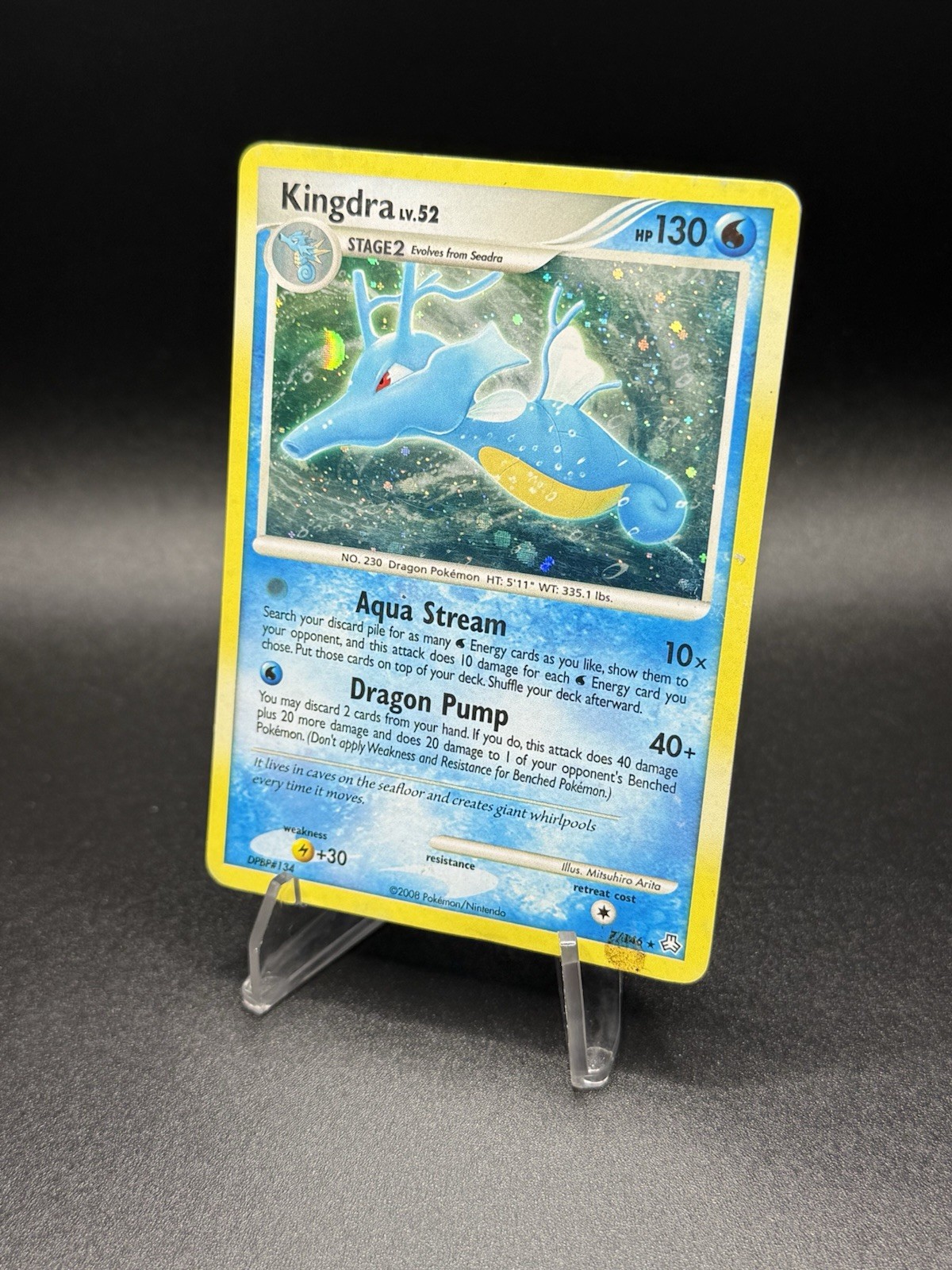 Pokemon Kingdra 7/146 Legends Awakened Holo