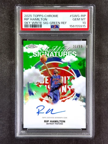 2025 Topps Chrome Rip Hamilton Sky Write Signatures (PSA 10)
