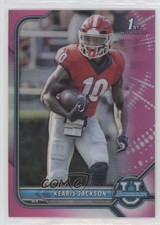 2021-22 Bowman U Chrome Prospects Pink Refractor Kearis Jackson #27 0f72