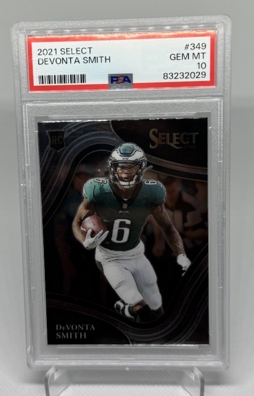 2021 PANINI SELECT #349 DeVONTA SMITH PSA 10 ROOKIE