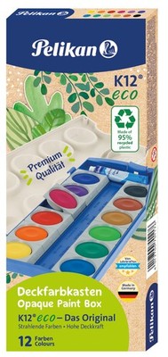 Pelikan Deckfarbkasten K12 eco 12 Farben
