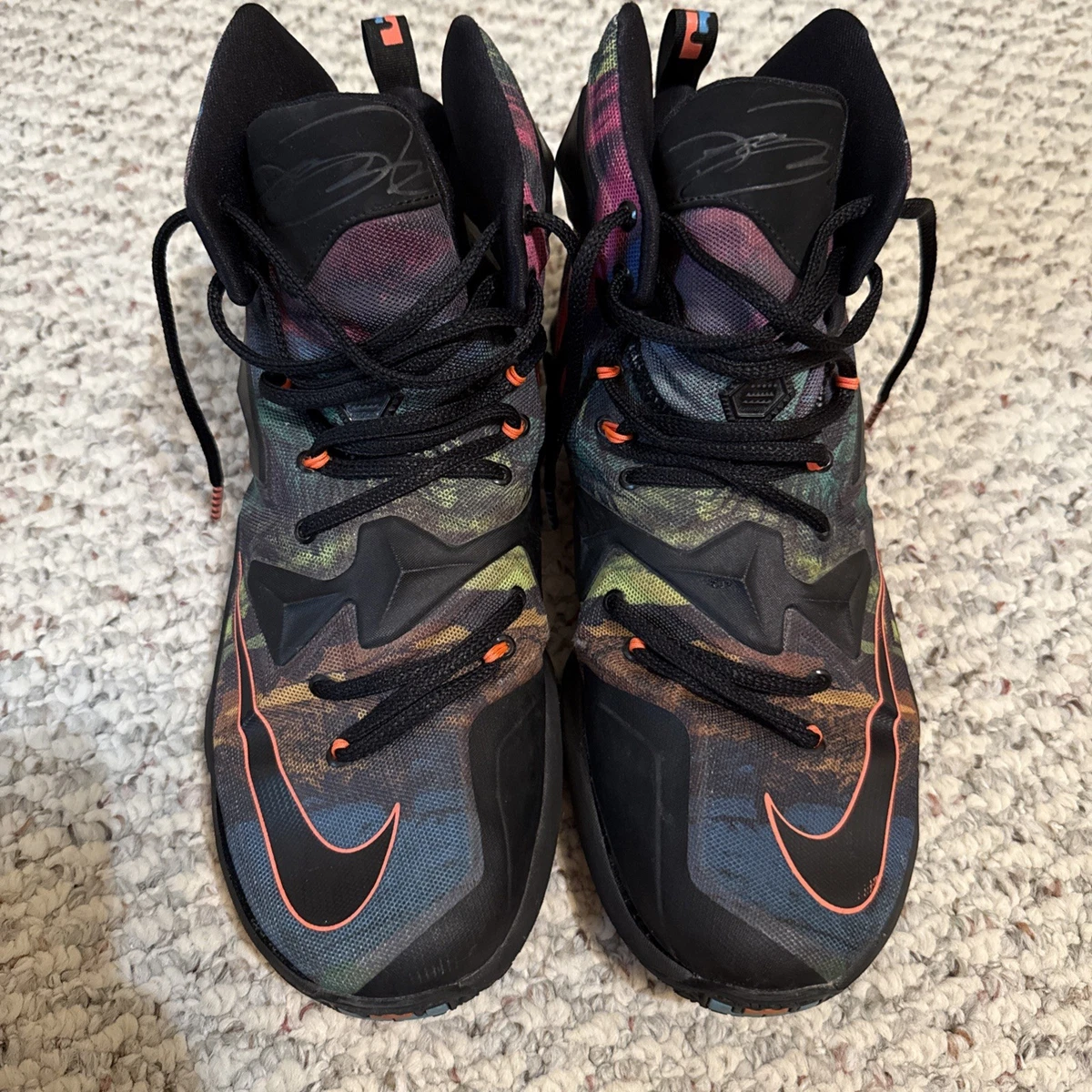 Size 9- Nike LeBron 13 \'Akronite\'‎ Basketball Shoes - Multicolor READ Size 9 - Nike LeBron 13 Akronite for sale online | eBay main image 2